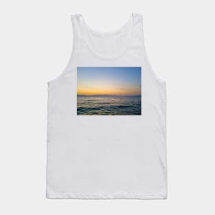 Sunset Above The Lake Horizon Tank Top